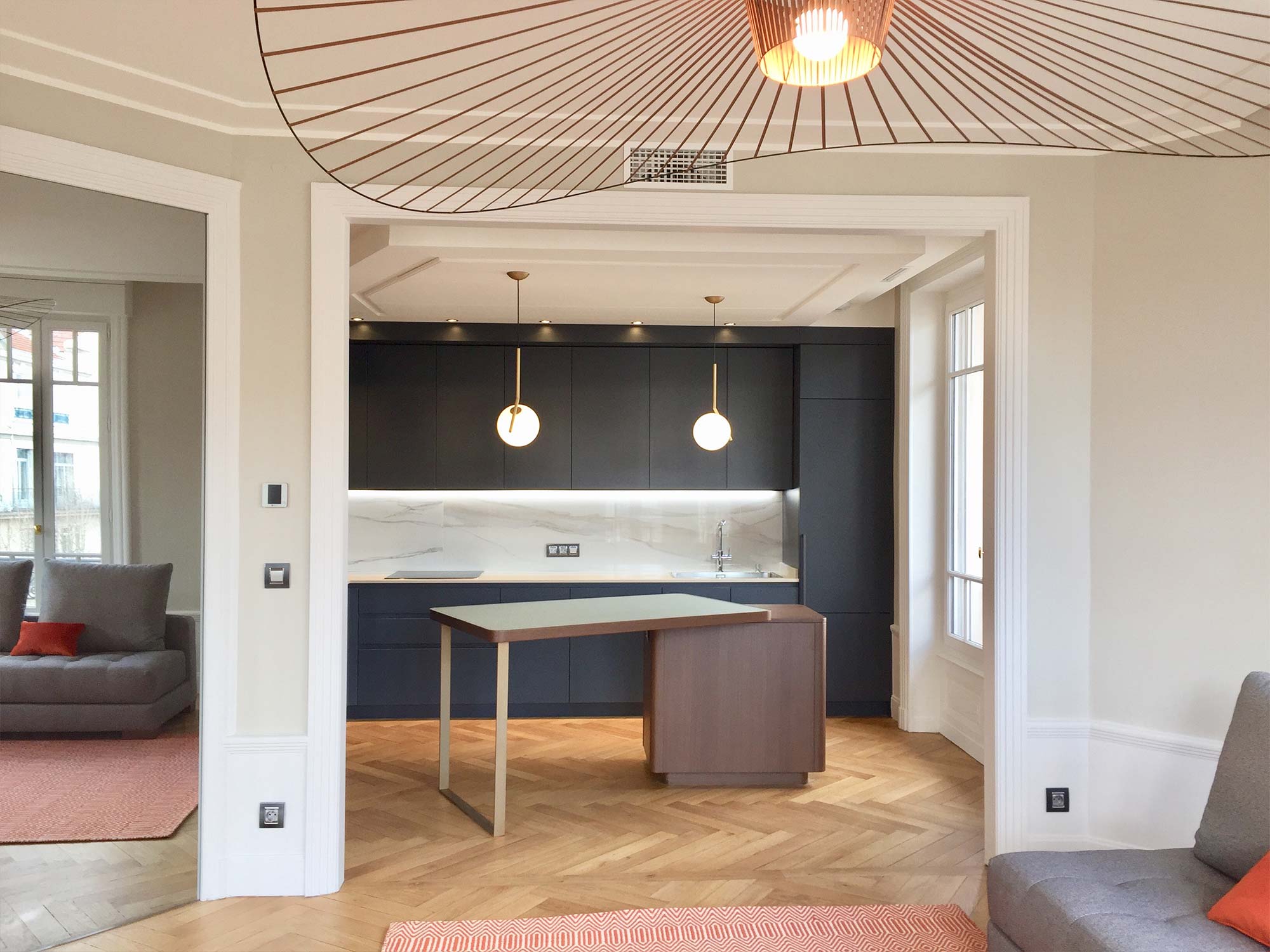 Rénovation complète d’un appartement à Lyon 6e, architecte d'intérieur