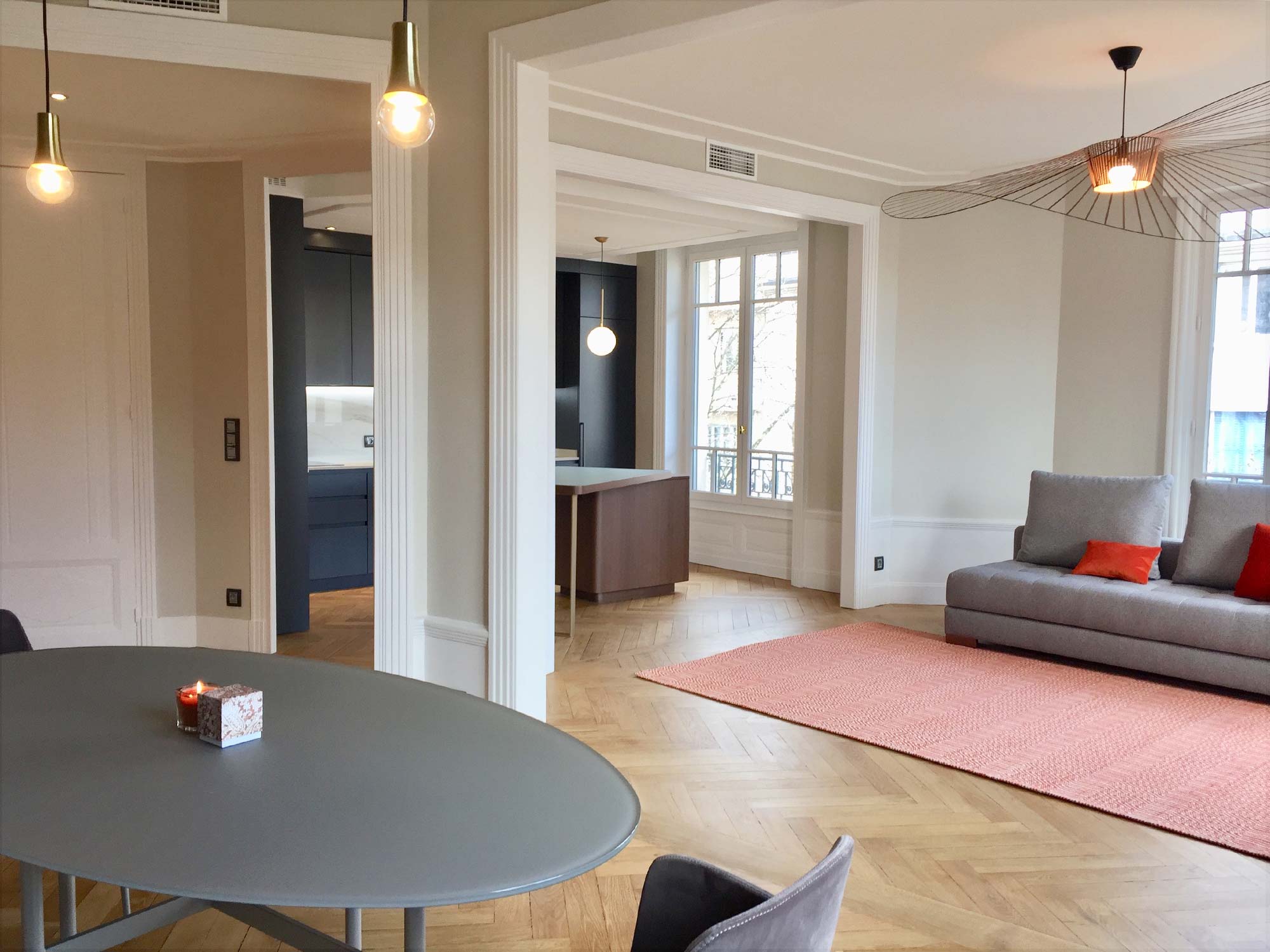 Rénovation complète d’un appartement à Lyon 6e, architecte d'intérieur